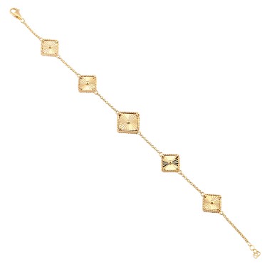 14 Ayar Sarı Altın Kalemli Bileklik