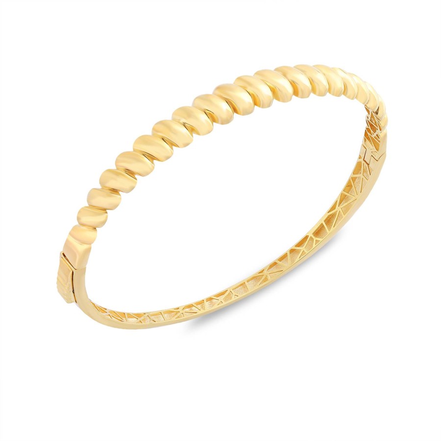 14 Ayar Sarı Altın Kelepçe