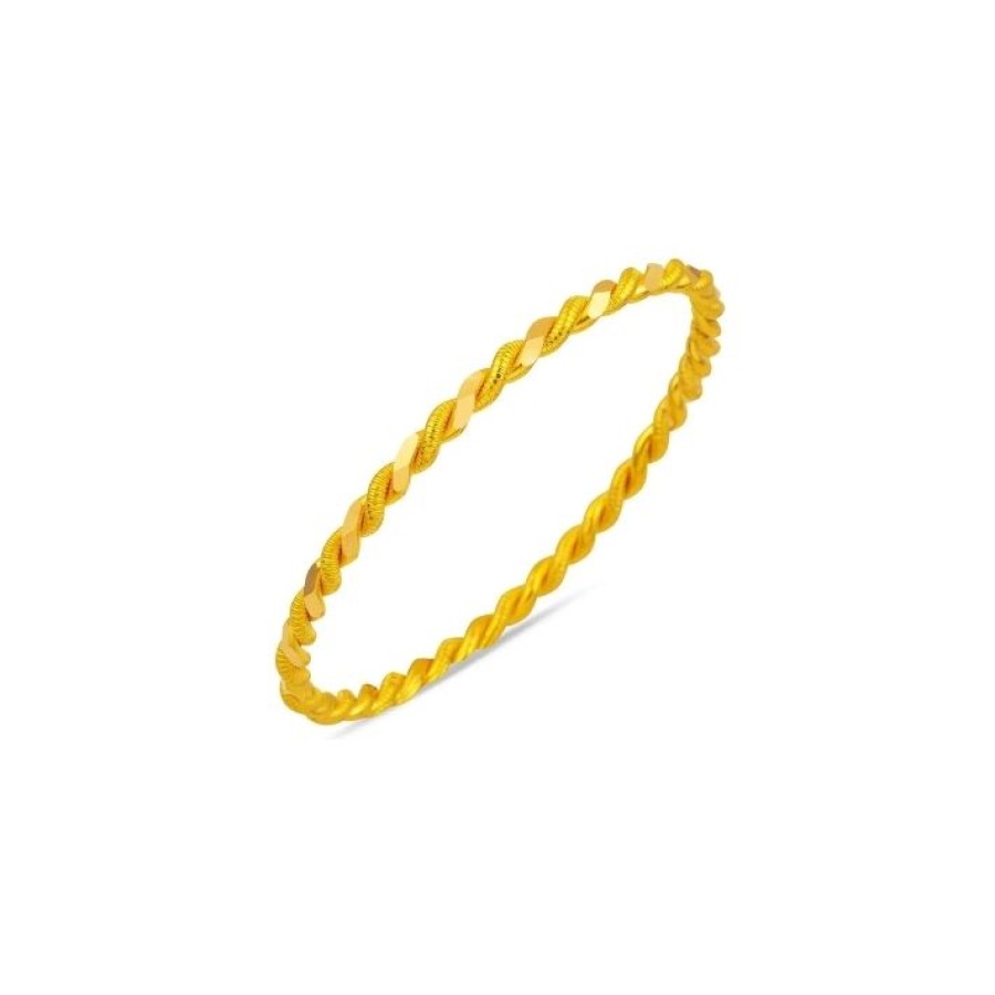 22 Ayar Altın 7 Gram İkili Burma Bebek & Çocuk Bilezik