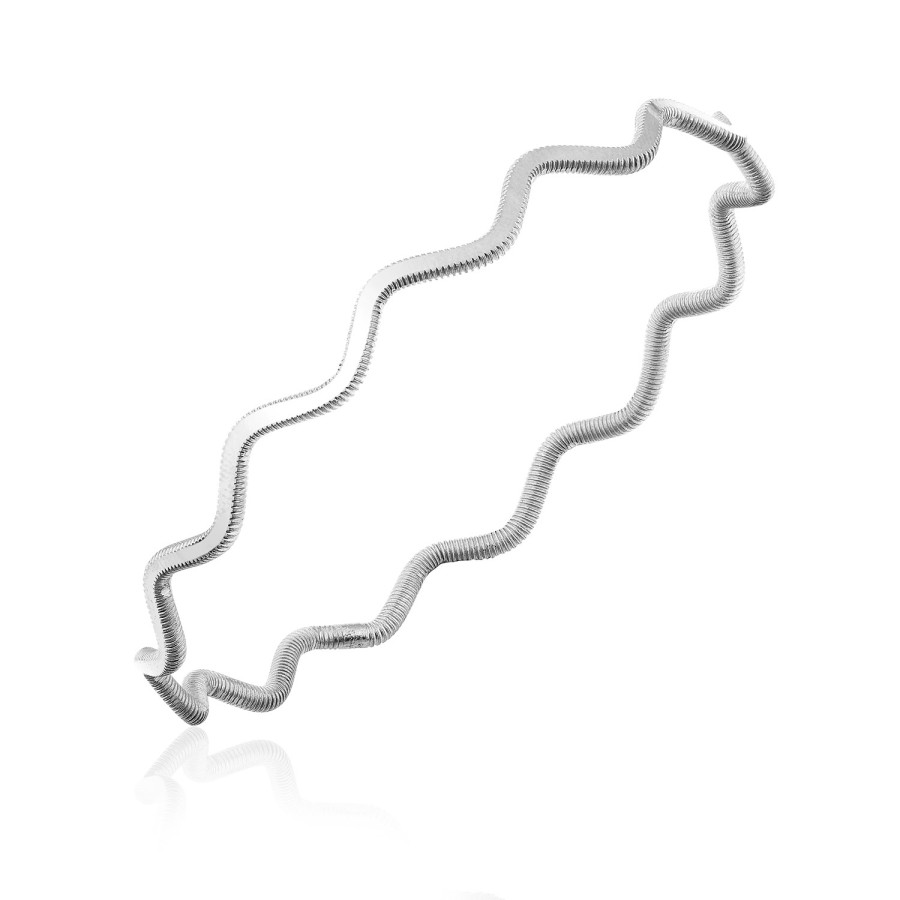 925 Ayar 5 Adet Gümüş 7 Gram Zigzag Bilezik