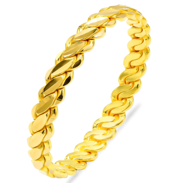 22 Ayar Altın 10 Gr Üçlü Burma Bilezik