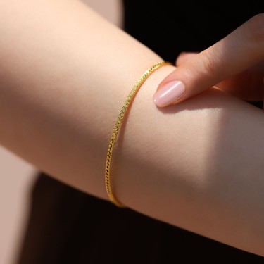 14 Ayar Altın 2 Gram Hediyelik Yatırımlık Ajda Bilezik