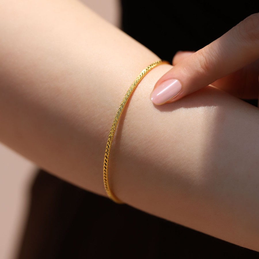 14 Ayar Altın 2 Gram Hediyelik Yatırımlık Ajda Bilezik