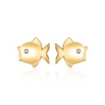 Gümüş Taşsız Küpe