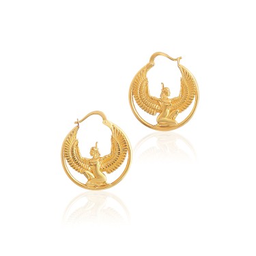 14 Ayar Sarı Altın Özel Tasarım Küpe