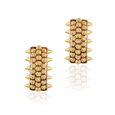 14 Ayar Sarı Altın Özel Tasarım Küpe