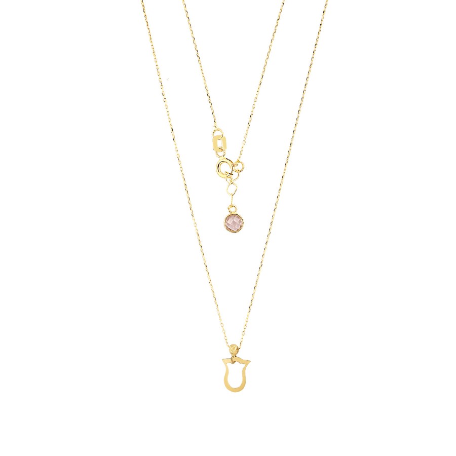 14 Ayar Altın Lale Kolye