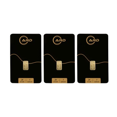 ARD 1 gr 24 Ayar Külçe Altın 3 Adet