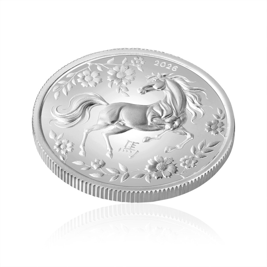 Çin Takvimi At Yılı 2026 Koleksiyonluk ve Yatırımlık Gümüş Sikke Coin