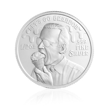 FJB Lets Go Brandon 1/2 Oz Koleksiyonluk ve Yatırımlık Gümüş Sikke Coin