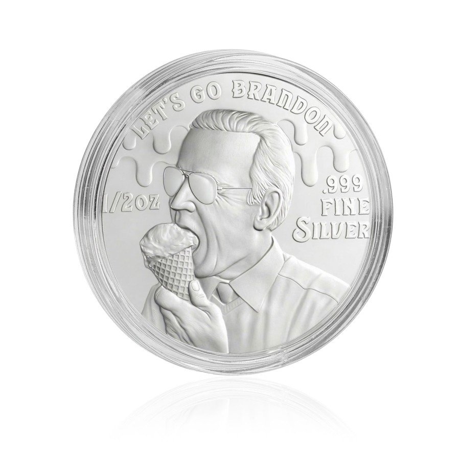 FJB Lets Go Brandon 1/2 Oz Koleksiyonluk ve Yatırımlık Gümüş Sikke Coin