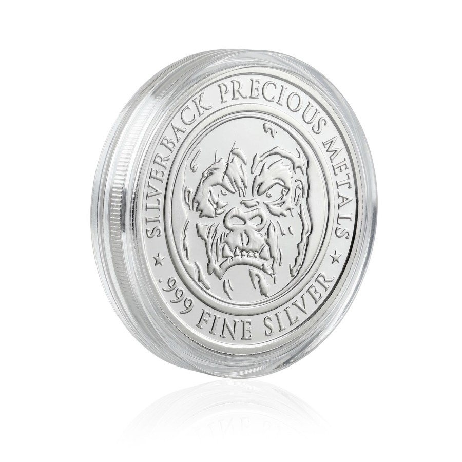 Gorilla Figürlü Koleksiyonluk ve Yatırımlık Gümüş Sikke Coin