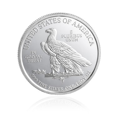 Kartal Figürlü Koleksiyonluk ve Yatırımlık Gümüş Sikke Coin