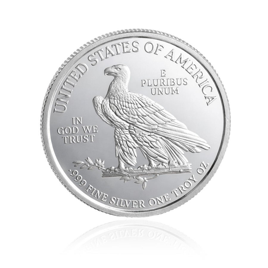 Kartal Figürlü Koleksiyonluk ve Yatırımlık Gümüş Sikke Coin