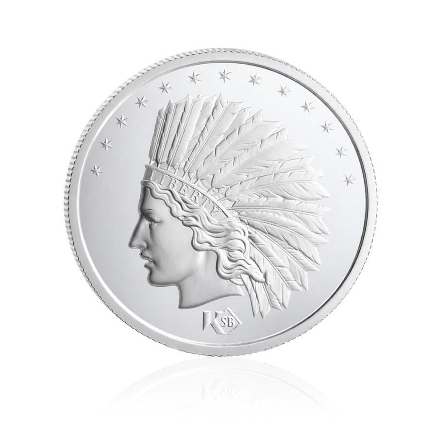 Kartal Figürlü Koleksiyonluk ve Yatırımlık Gümüş Sikke Coin