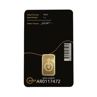 ARD 5 gr 995 24 Ayar Külçe Altın