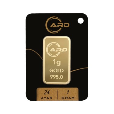 ARD 1 gram Altın 24 Ayar Külçe Altın