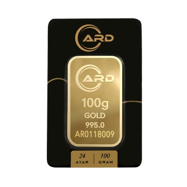 ARD 100 gr 995 24 Ayar Külçe Altın