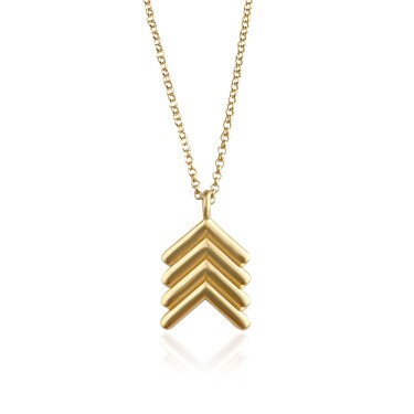 14 Ayar Sarı Altın Özel Tasarım Taşsız Kolye