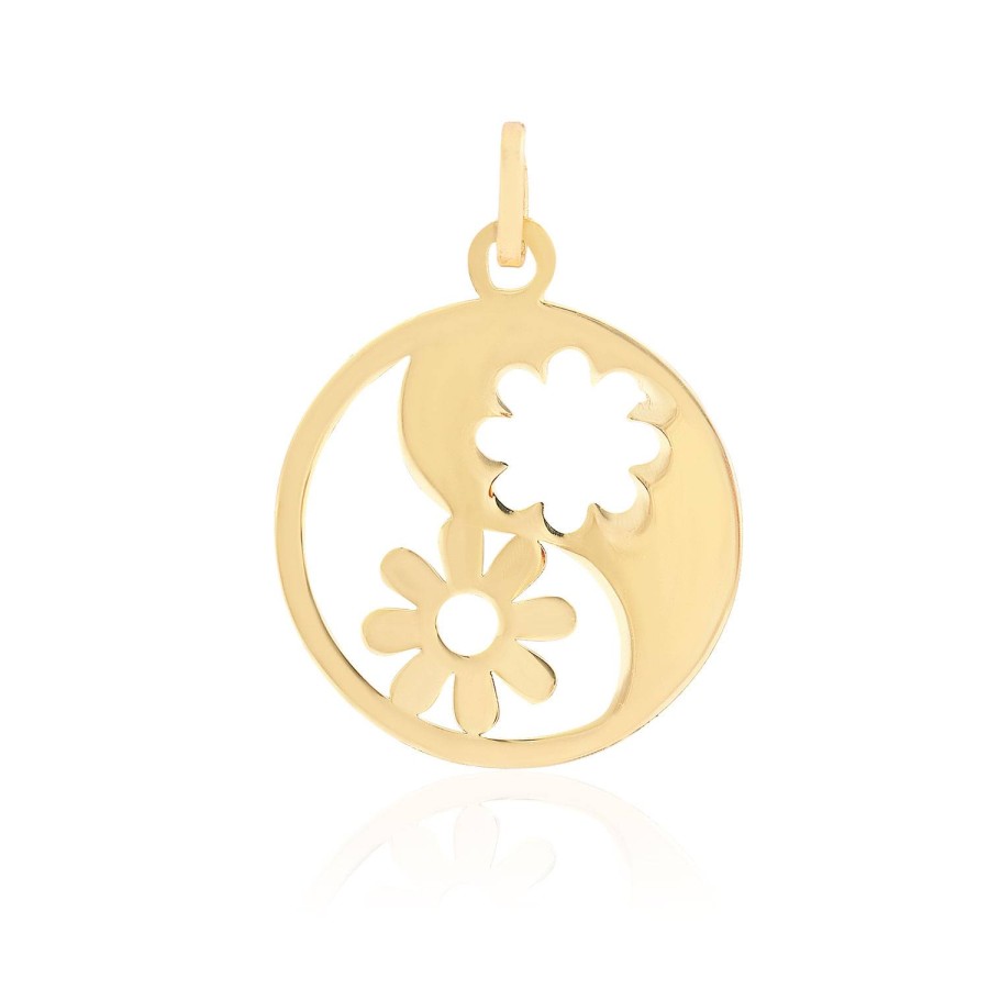 14 Ayar Sarı Altın Özel Tasarım Kolye Ucu