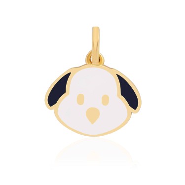 14 Ayar Sarı Altın Köpek Figürlü Kolye Ucu