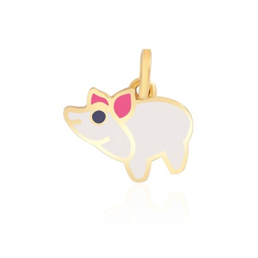 14 Ayar Sarı Altın Hayvan Figürlü Kolye Ucu