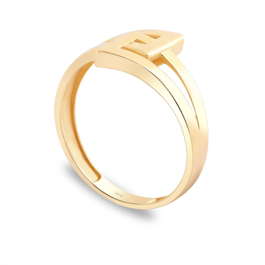 14 Ayar Sarı Altın Sade Yüzük