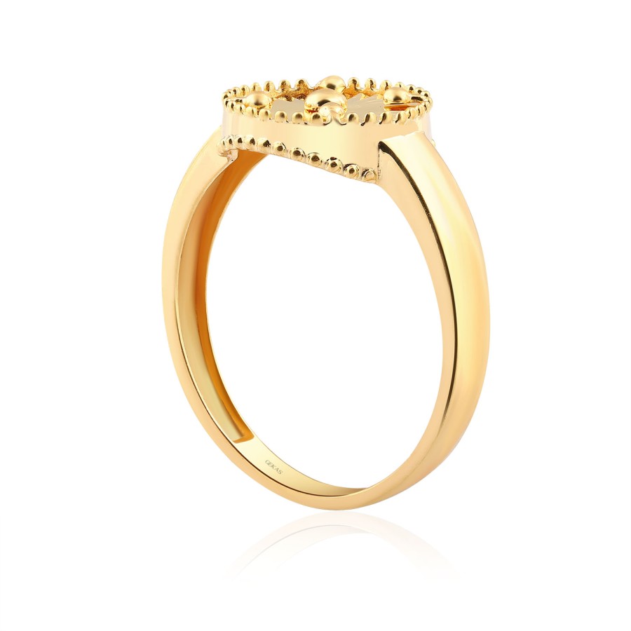 14 Ayar Sarı Altın Sade Taşsız Yüzük