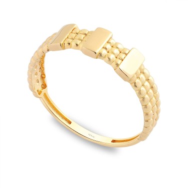 14 Ayar Sarı Altın Taşsız Yüzük