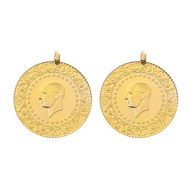 Yeni Kulplu Ziynet Çeyrek Altın 2 Adet